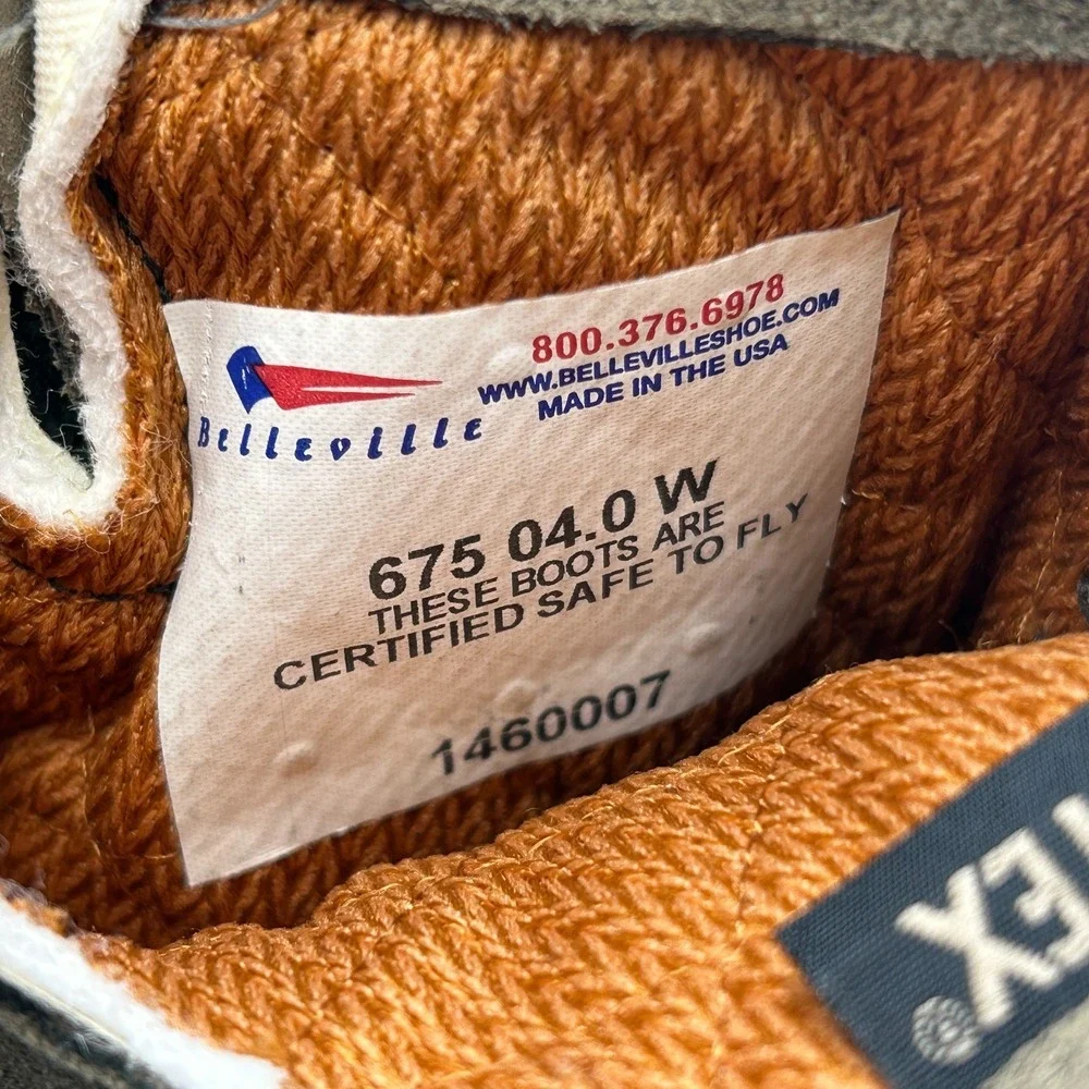 Belleville 675ST Men's 4R Combat Boots Gore-Tex 600g Insulated Steel‎ Toe Vibram
